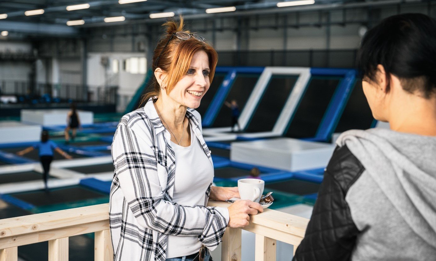 Zuschauerbereich im Tanoshii Funpark in Altstätten (SG)