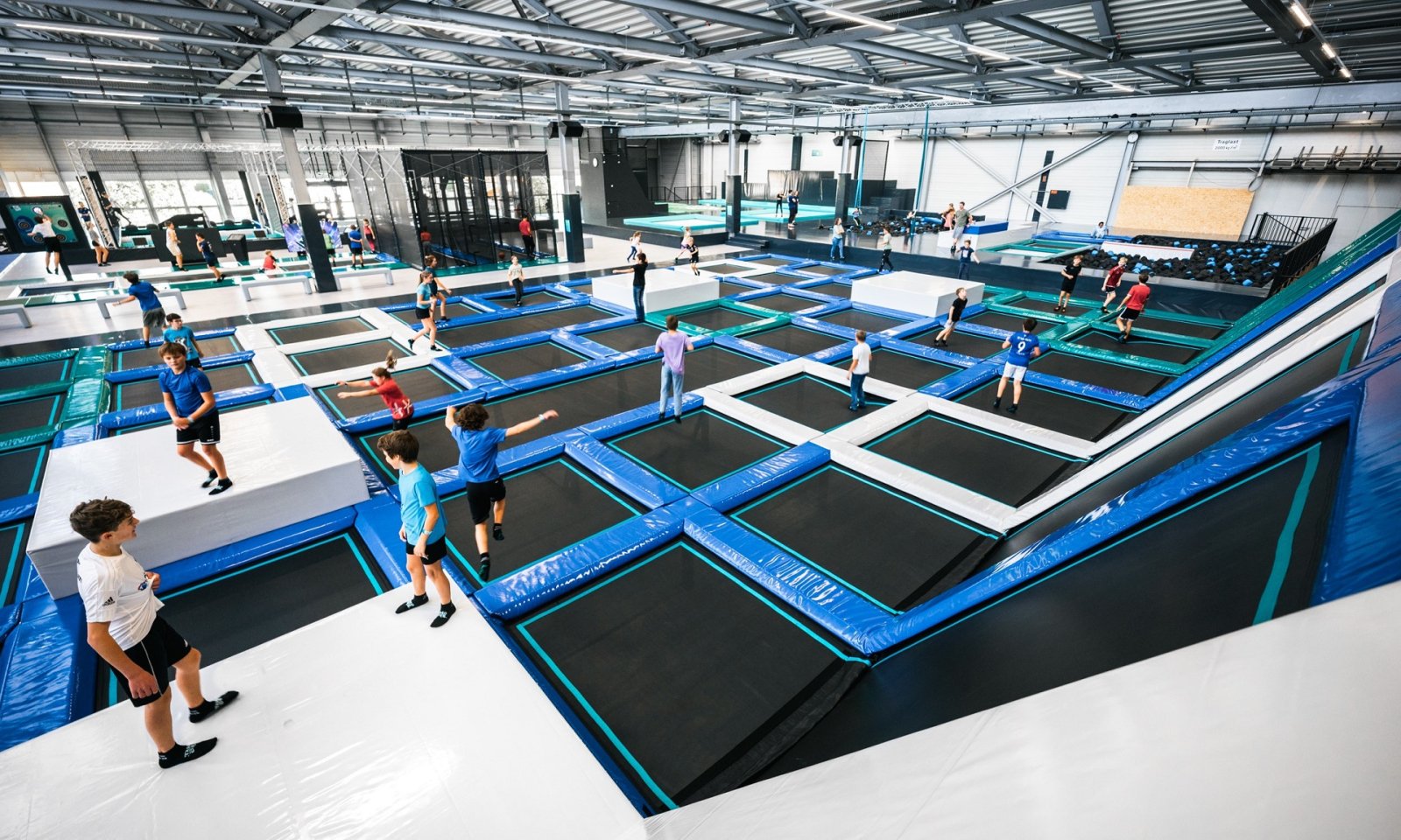 Trampolinpark im Tanoshii Funpark in Altstätten (SG)